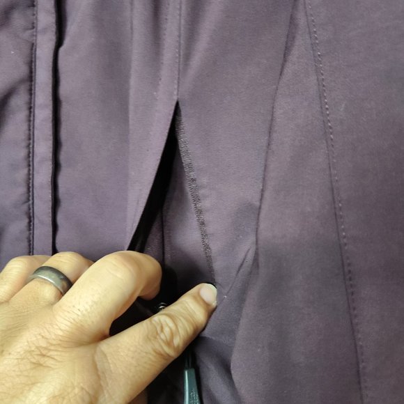 The North Face Womens Purple Pink Fleece Interior Hoodie Jacket Pockets XS/TP - Picture 5 of 16